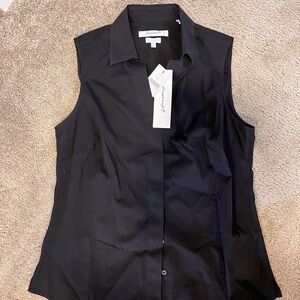 Black Sleeveless Women's Top by Foxcroft